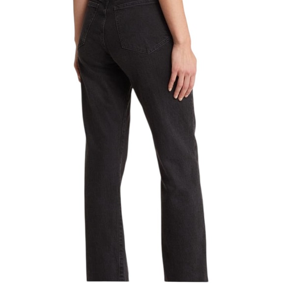 Madewell The Curvy '90s Straight Jean in Black Wash Size 27P. - Picture 3 of 9